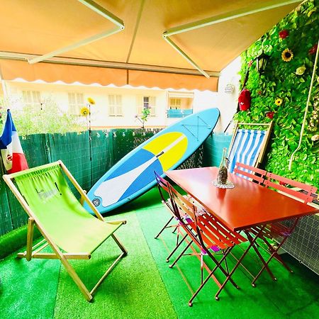 Confortable Studio A Nice Centre Cote Plage Bel Terrasse Paddle Экстерьер фото