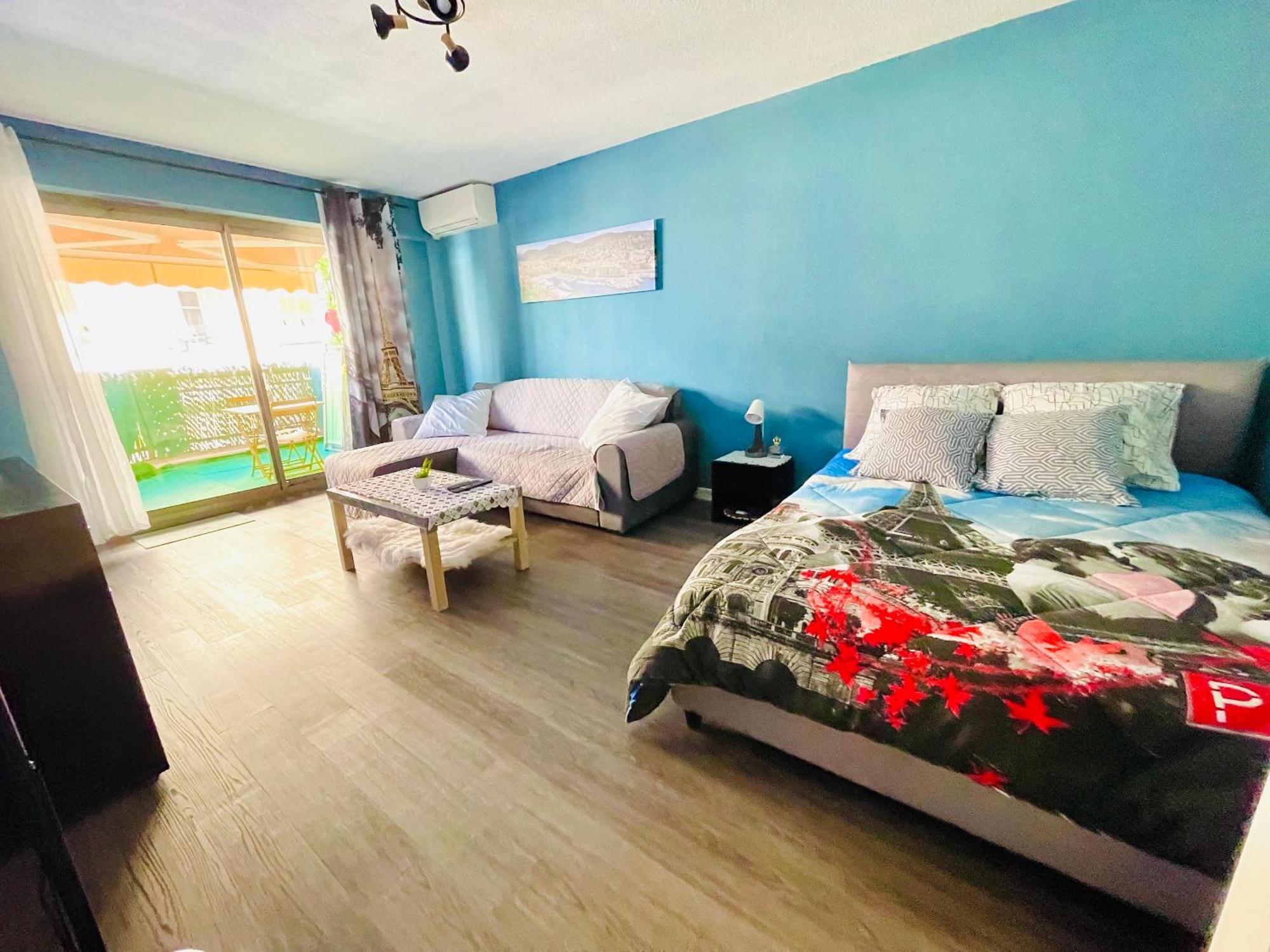 Confortable Studio A Nice Centre Cote Plage Bel Terrasse Paddle Экстерьер фото