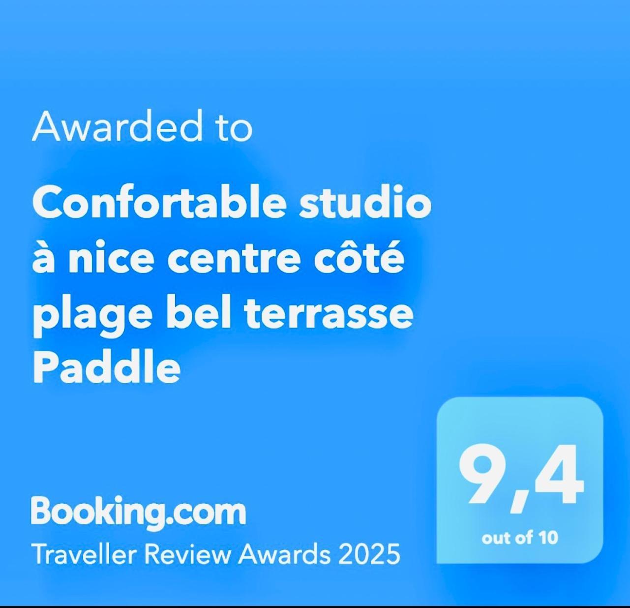 Confortable Studio A Nice Centre Cote Plage Bel Terrasse Paddle Экстерьер фото